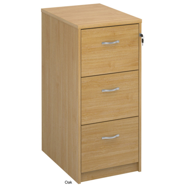 Maestro Lockable Wooden Filing Cabinet - 45KG Capacity Per Draw